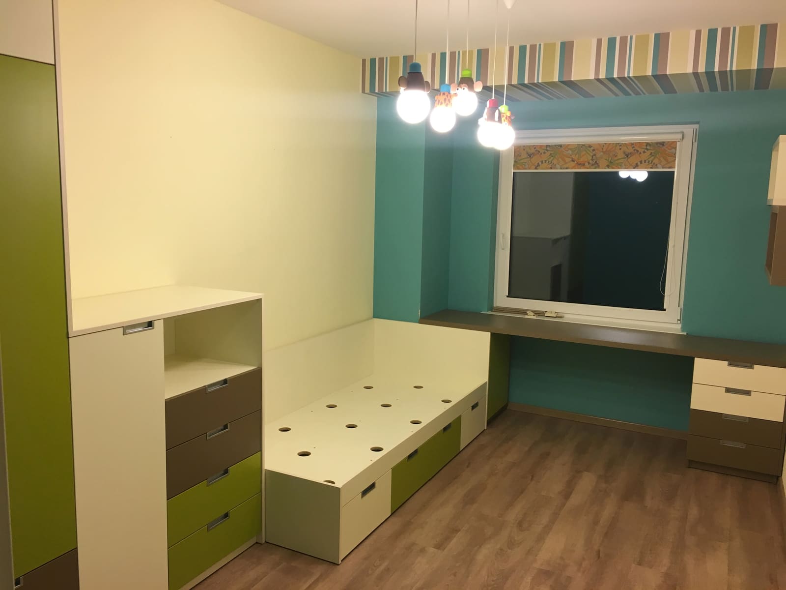 Vaikų kambario baldai pagal užsakymą, darbas Nr. 8